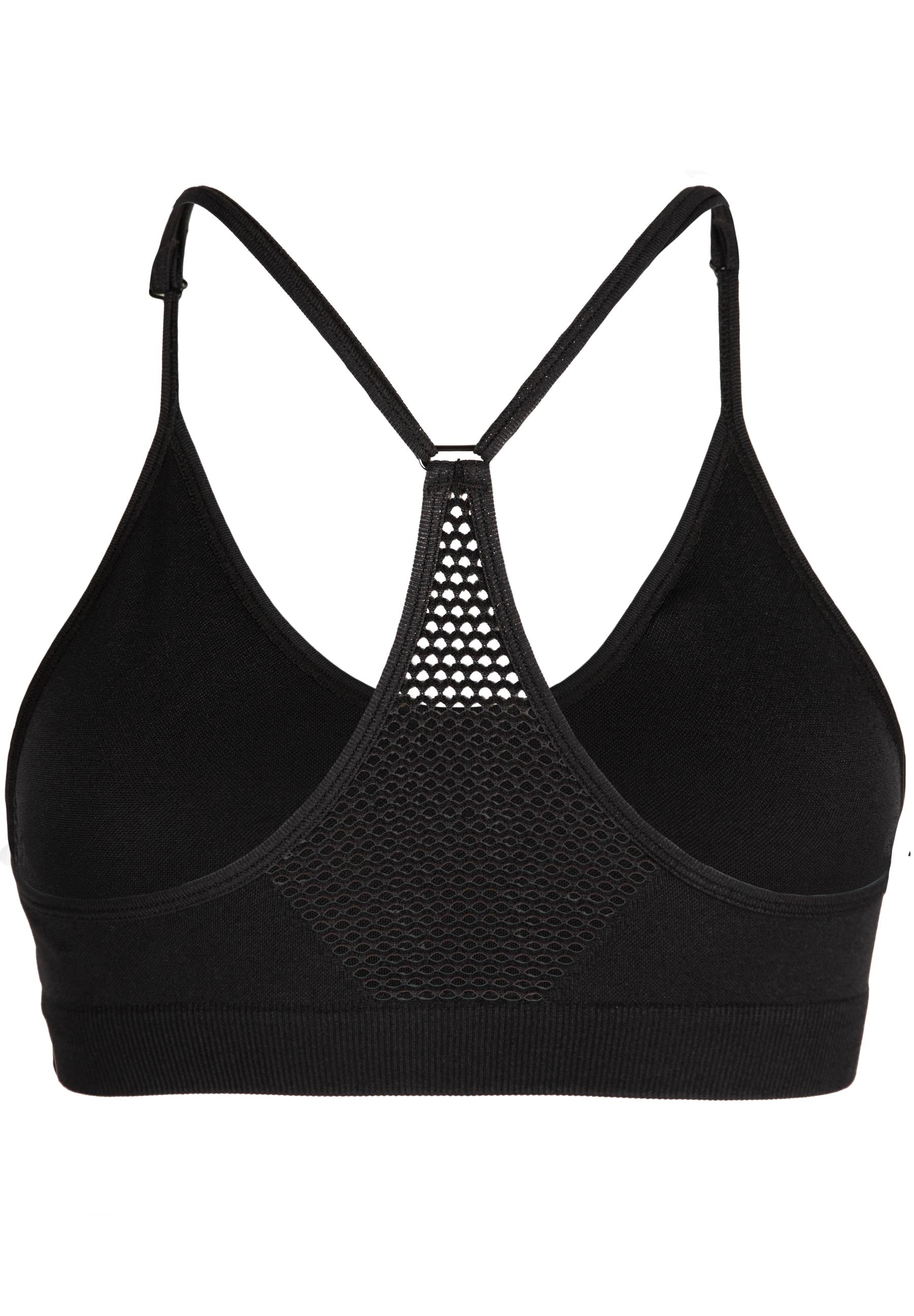 Gorilla Wear Quincy Seamless Sportbeha - Zwart
