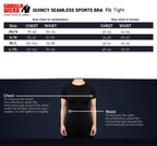 Gorilla Wear Quincy Seamless Sportbeha - Grijs