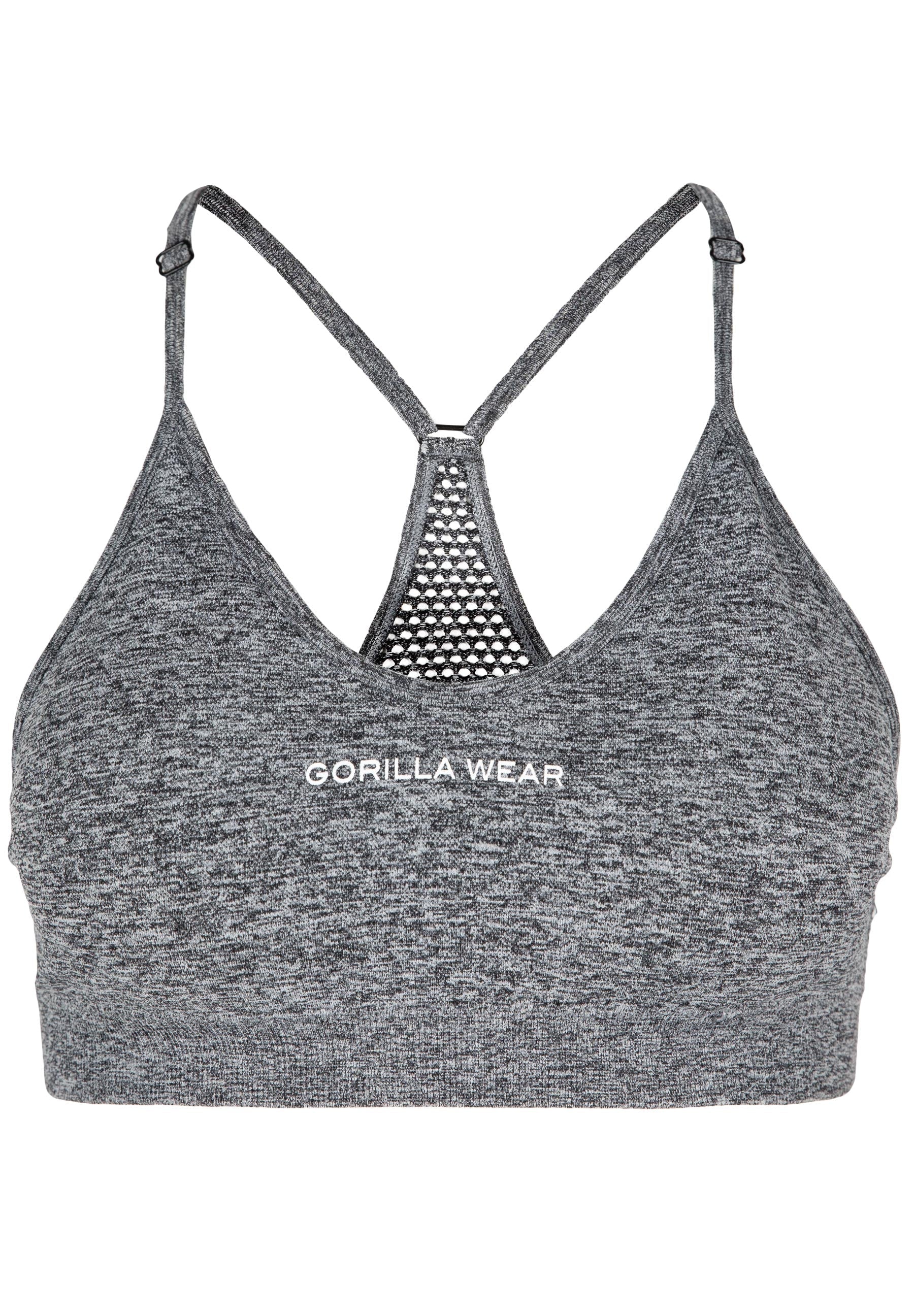 Gorilla Wear Quincy Seamless Sportbeha - Grijs