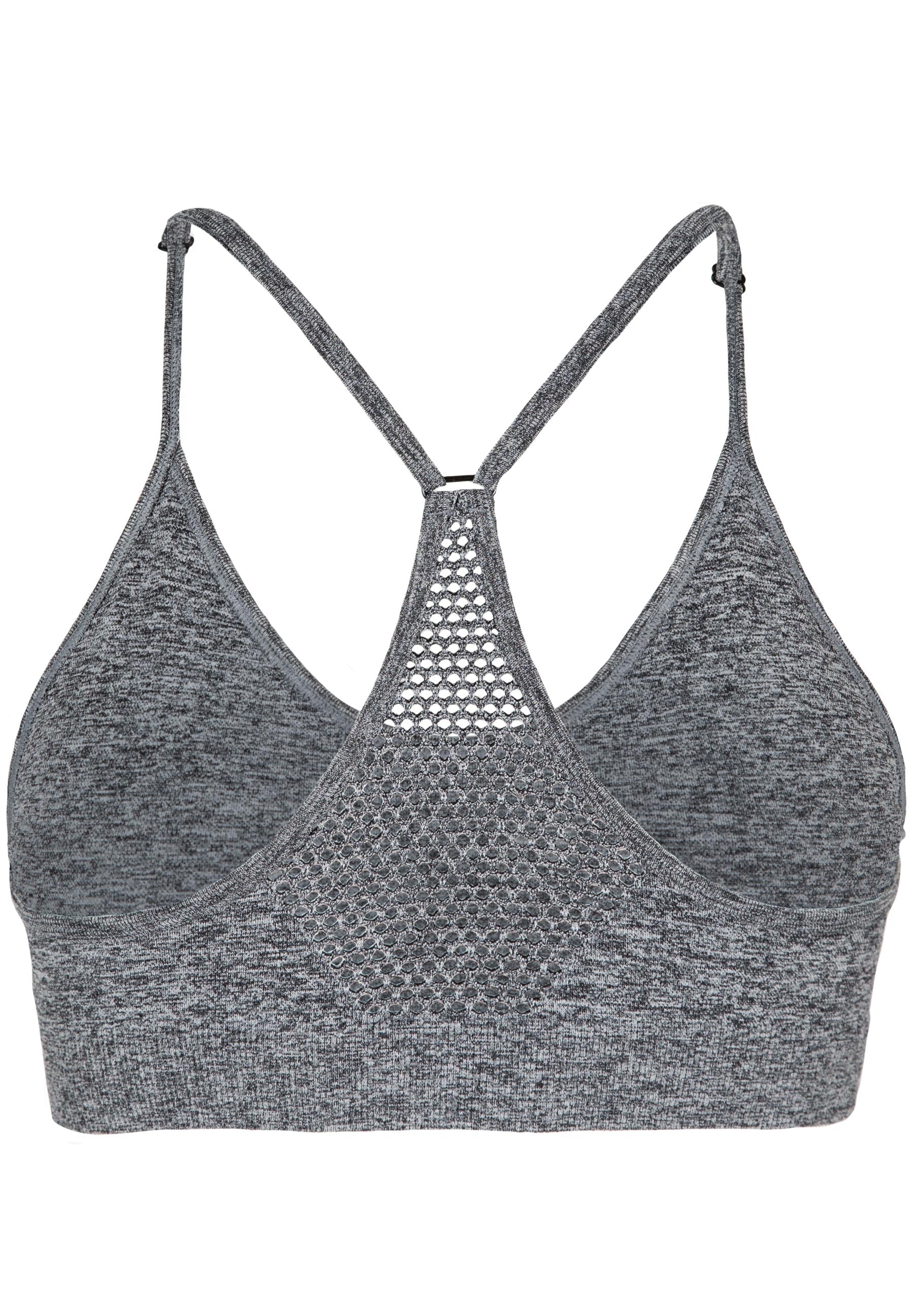 Gorilla Wear Quincy Seamless Sportbeha - Grijs