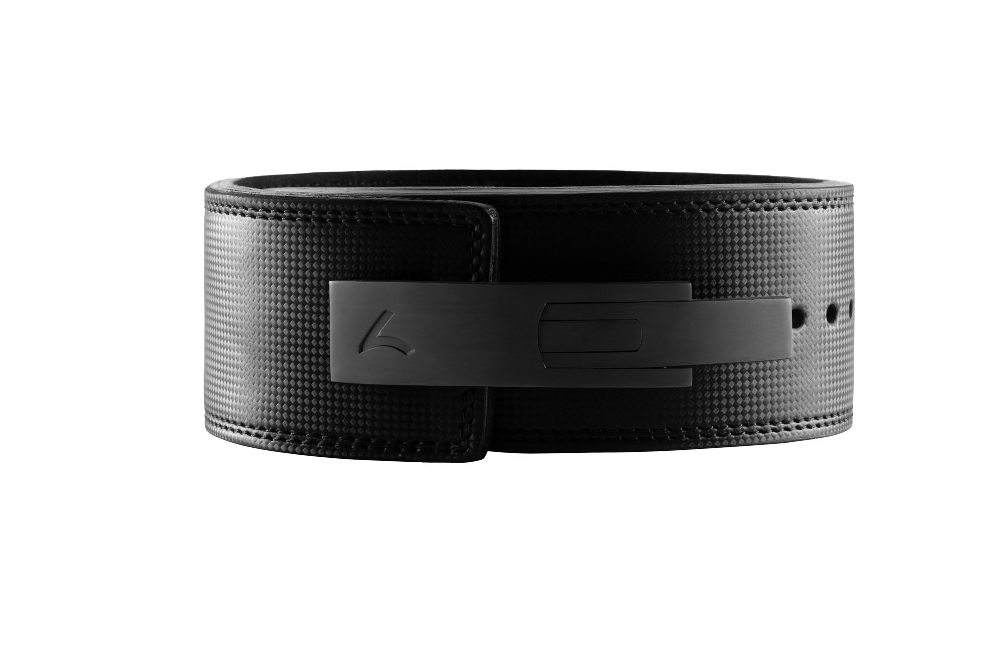 Reeva Lifting Belt van Carbon Leer - RVS Gesp - 13 mm
