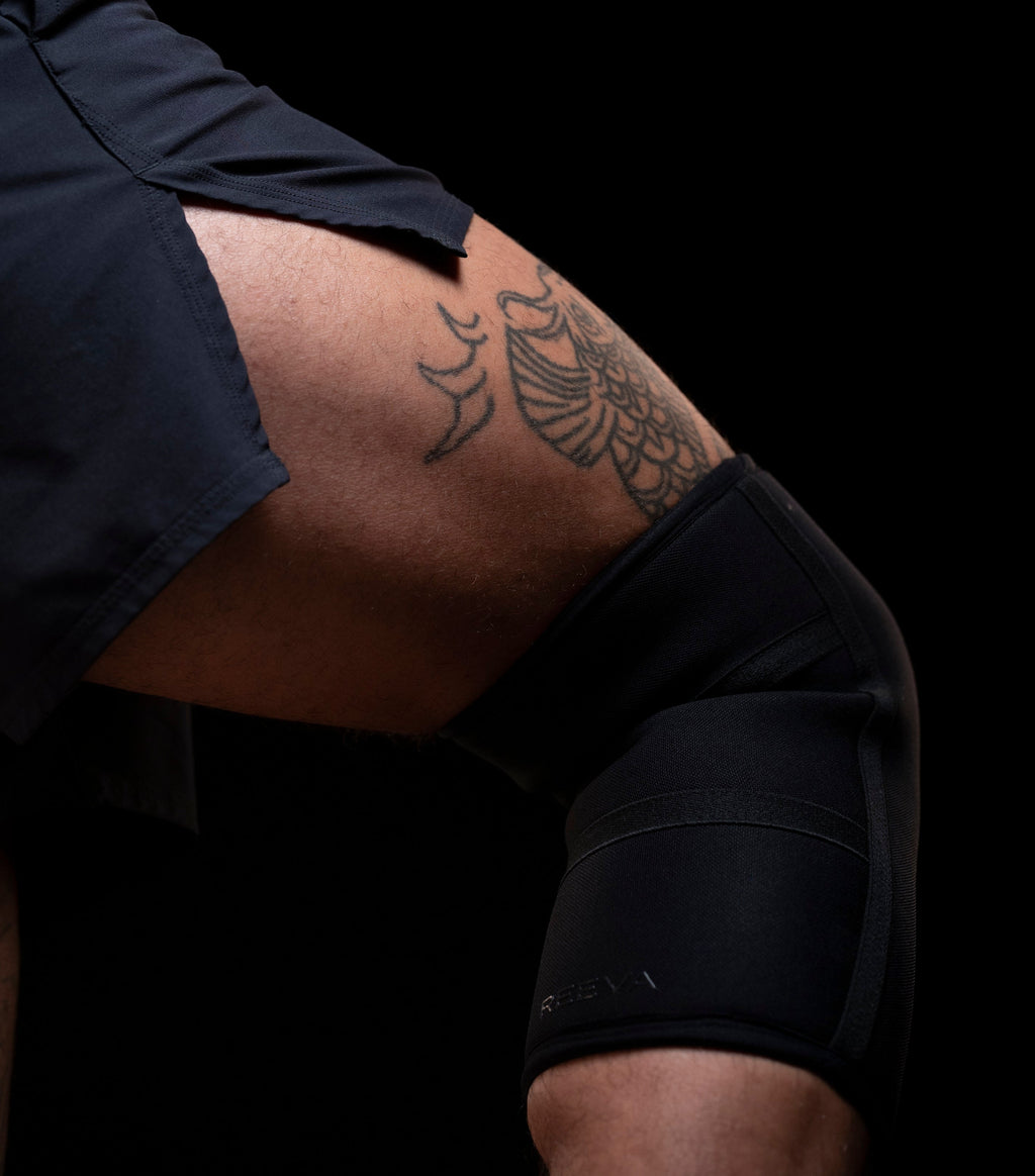 Reeva Powerlifting Knee Sleeves - Knie Bandages - 7 mm - Rigid