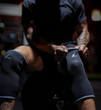 Reeva Powerlifting Knee Sleeves - Knie Bandages - 7 mm - Grijs