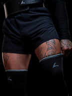 Reeva Powerlifting Knee Sleeves - Knie Bandages - 7 mm - Grijs