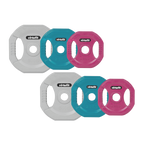 VirtuFit Aerobic Pump Set Pro Rubber - 20 kg - Gekleurd
