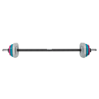 VirtuFit Aerobic Pump Set Pro Rubber - 20 kg - Gekleurd
