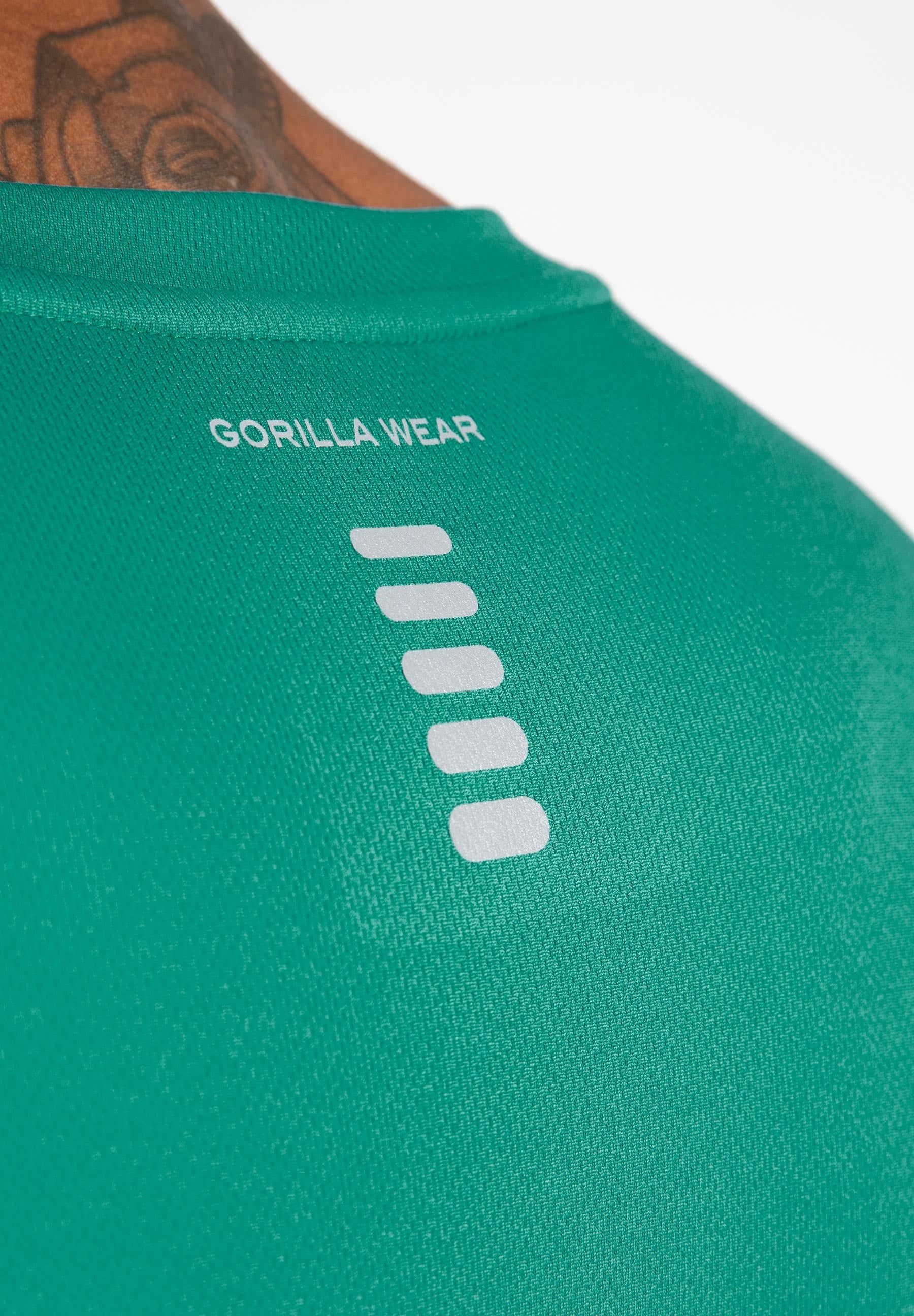 Gorilla Wear Easton T-shirt - Groen/Wit