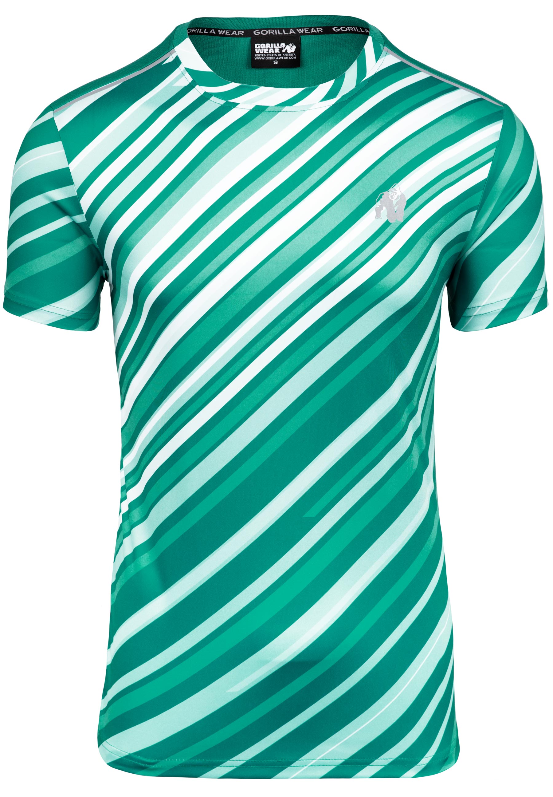 Gorilla Wear Easton T-shirt - Groen/Wit