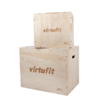 VirtuFit Houten Plyo Box 3-in-1 - Groot - 50 x 60 x 75 cm