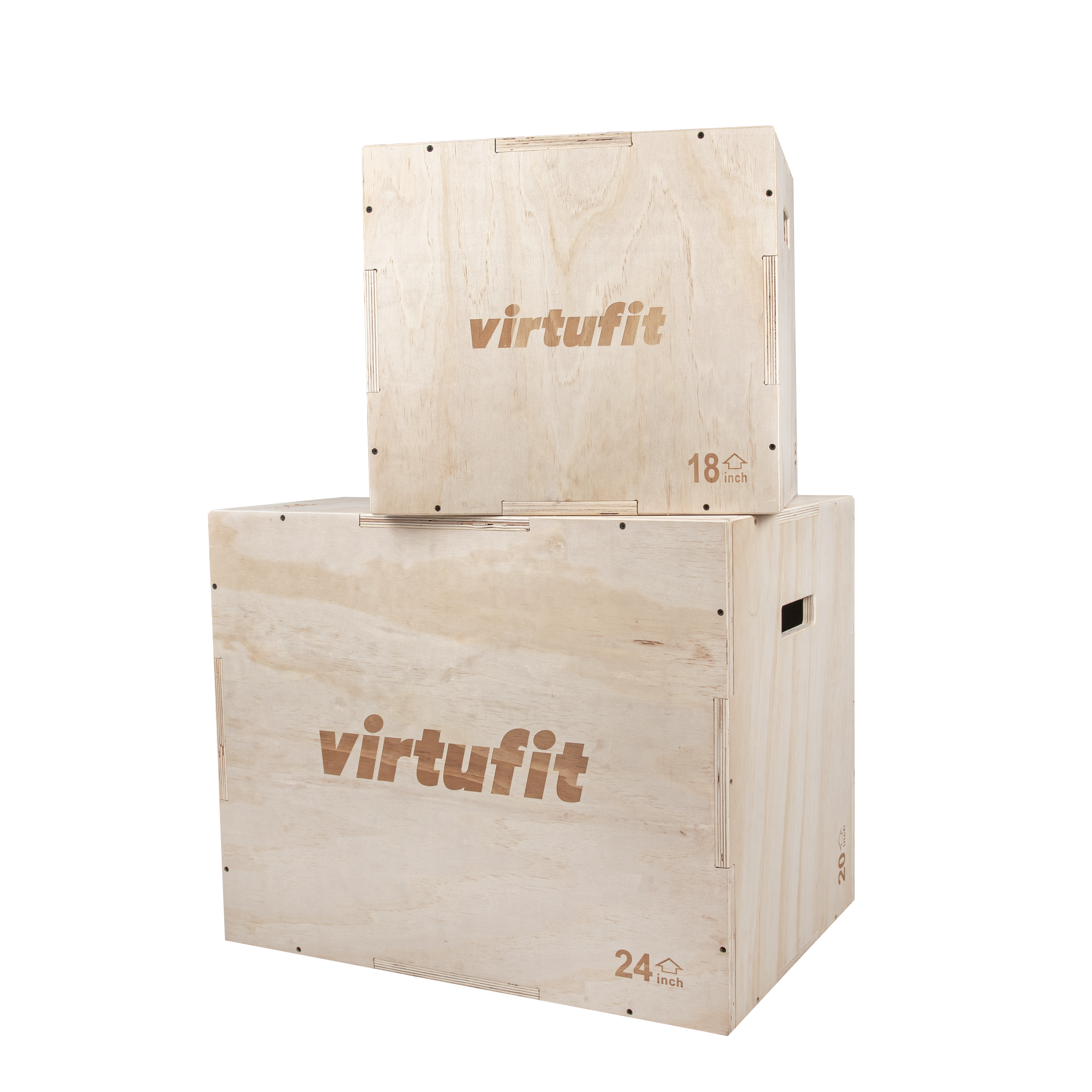 VirtuFit Houten Plyo Box 3-in-1 - Klein - 40 x 45 x 50 cm
