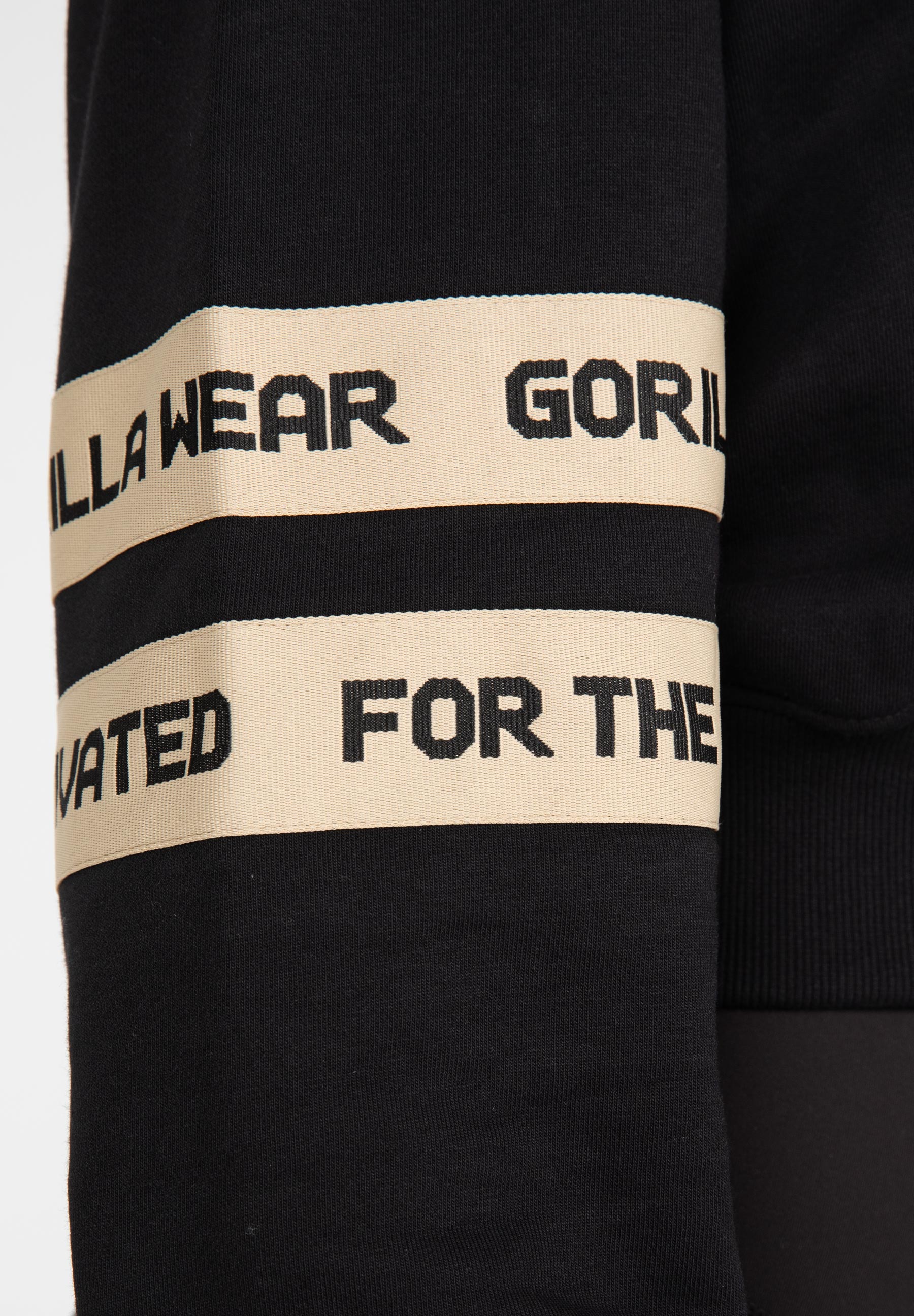 Gorilla Wear Tracey Cropped Hoodie - Zwart