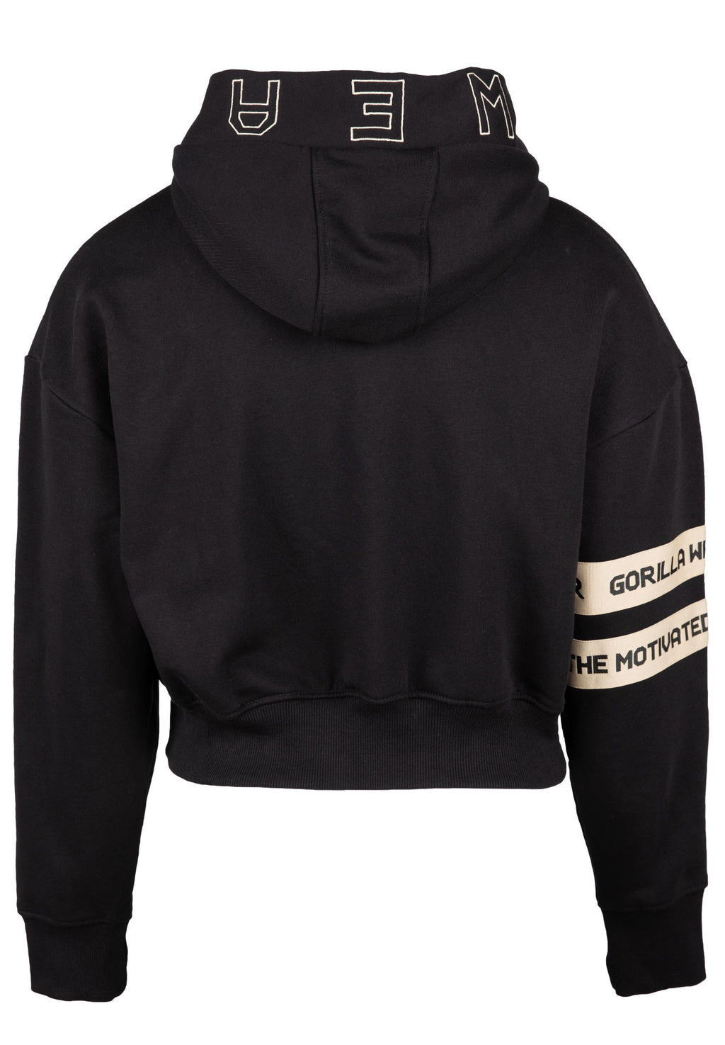 Gorilla Wear Tracey Cropped Hoodie - Zwart