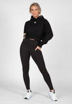Gorilla Wear Tracey Cropped Hoodie - Zwart
