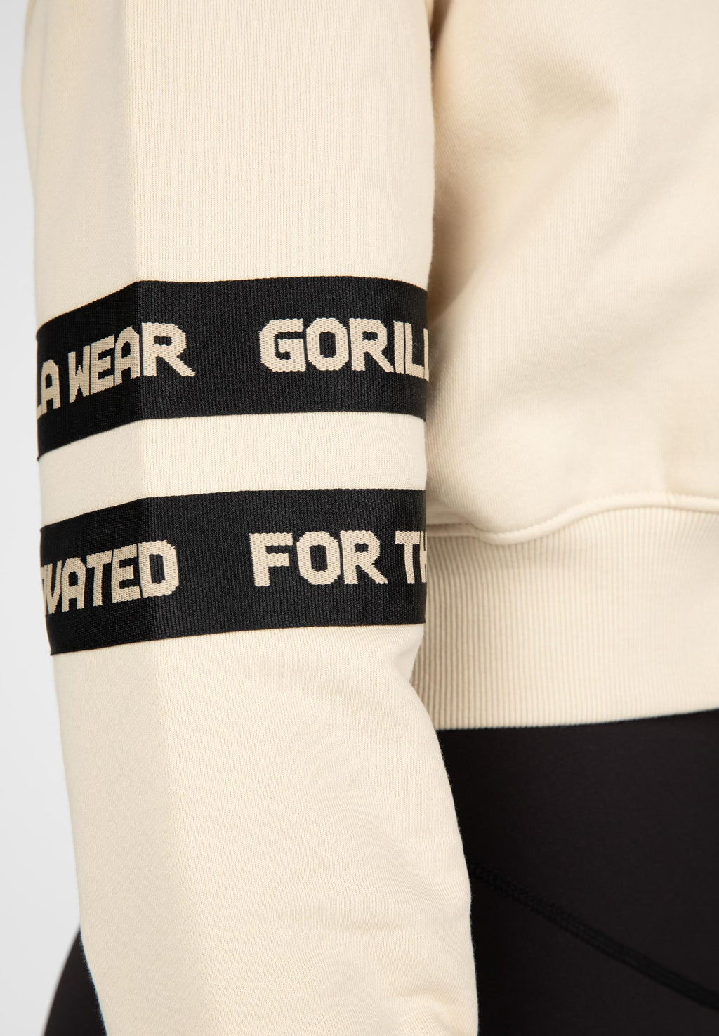 Gorilla Wear Tracey Cropped Hoodie - Beige