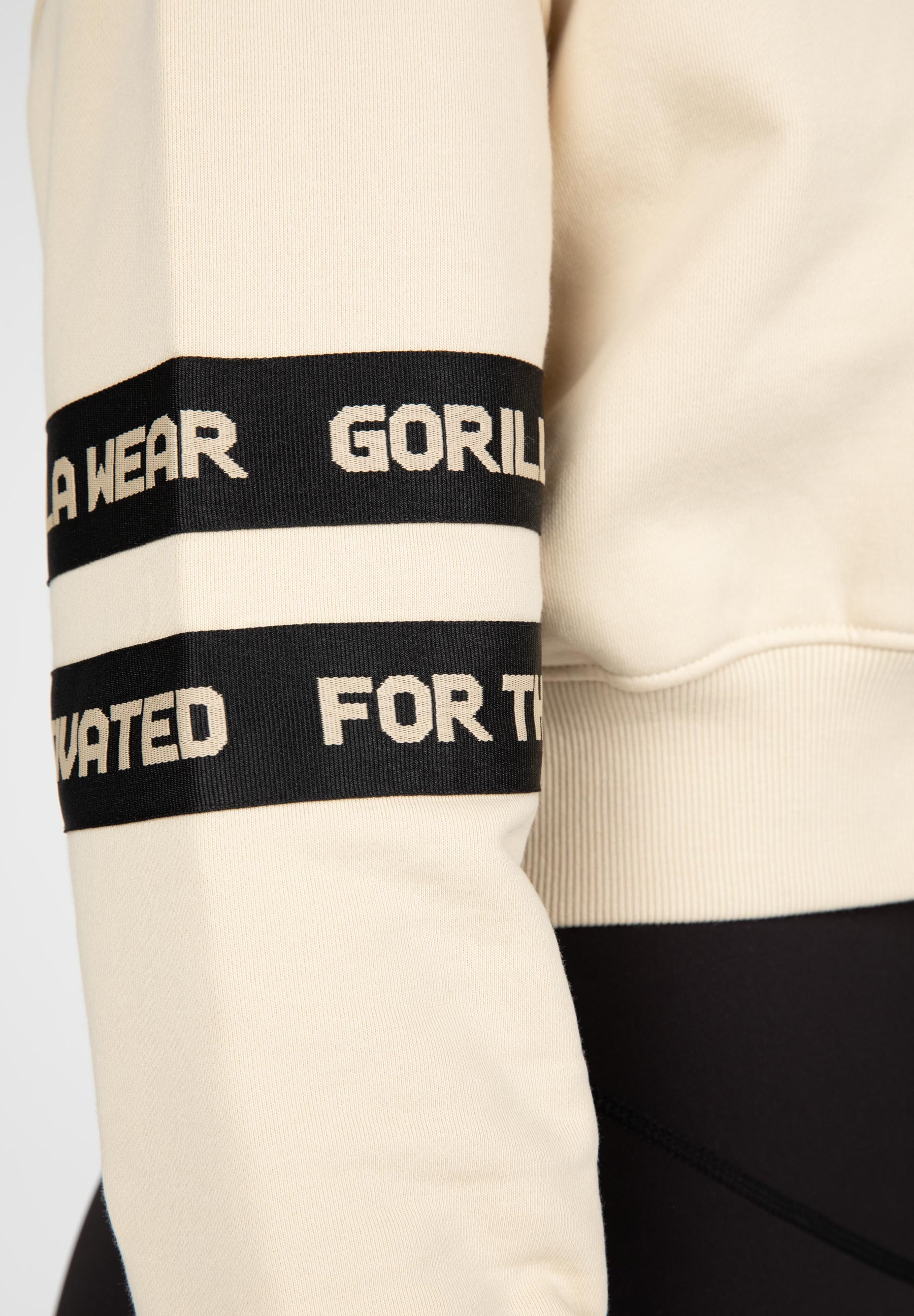 Gorilla Wear Tracey Cropped Hoodie - Beige