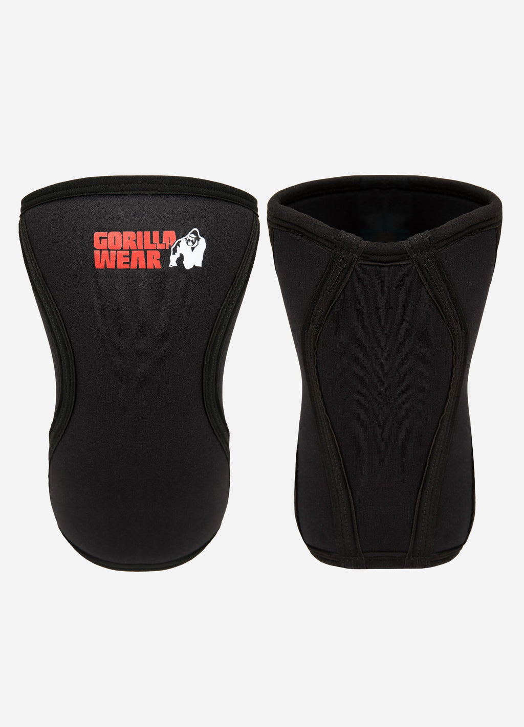 Gorilla Wear Knee Sleeves - 7mm - Zwart