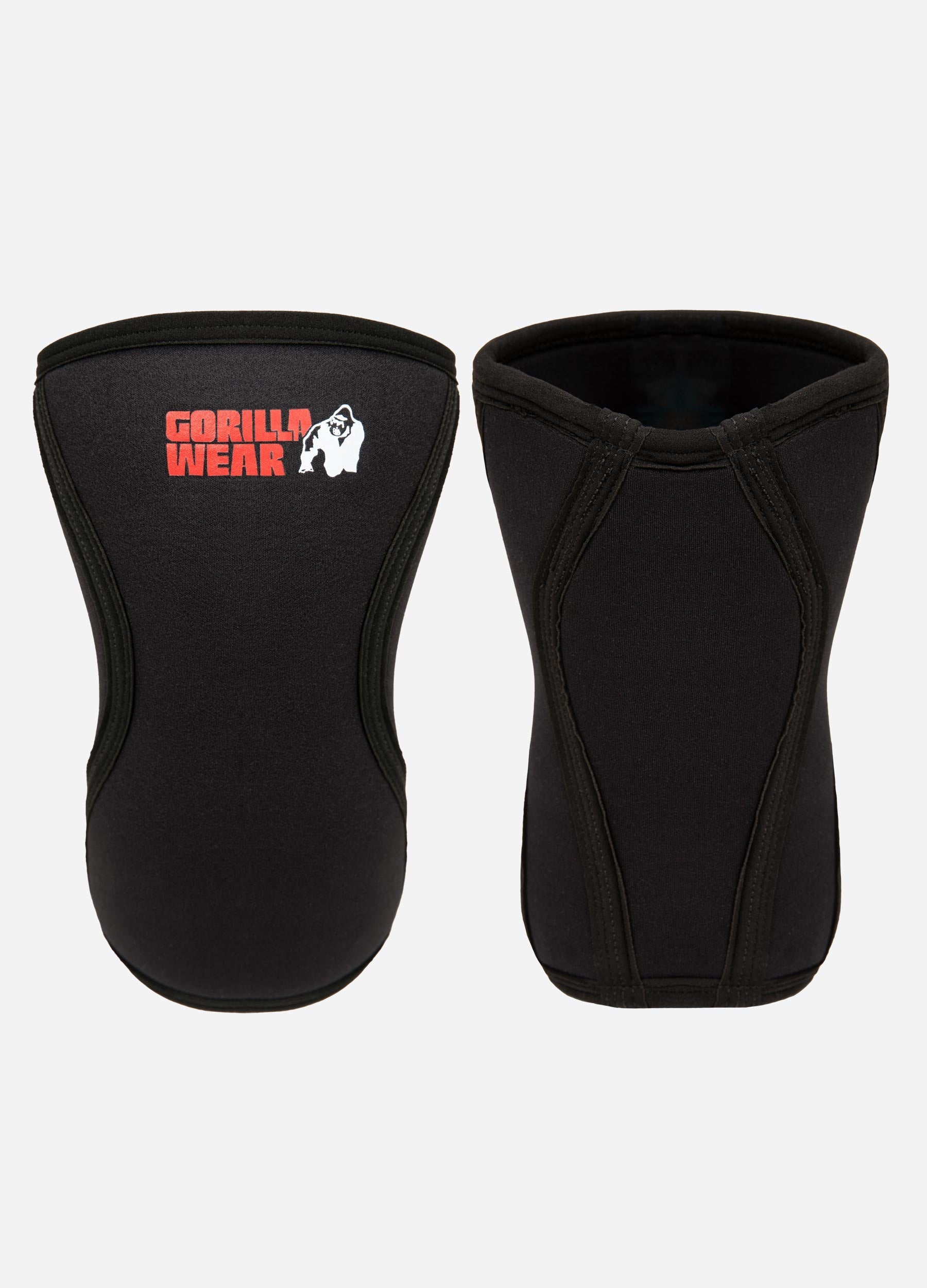 Gorilla Wear Knee Sleeves - 7mm - Zwart
