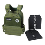 Lifemaxx Crossmaxx Tactical Vest - Gewichtsvest - Groen