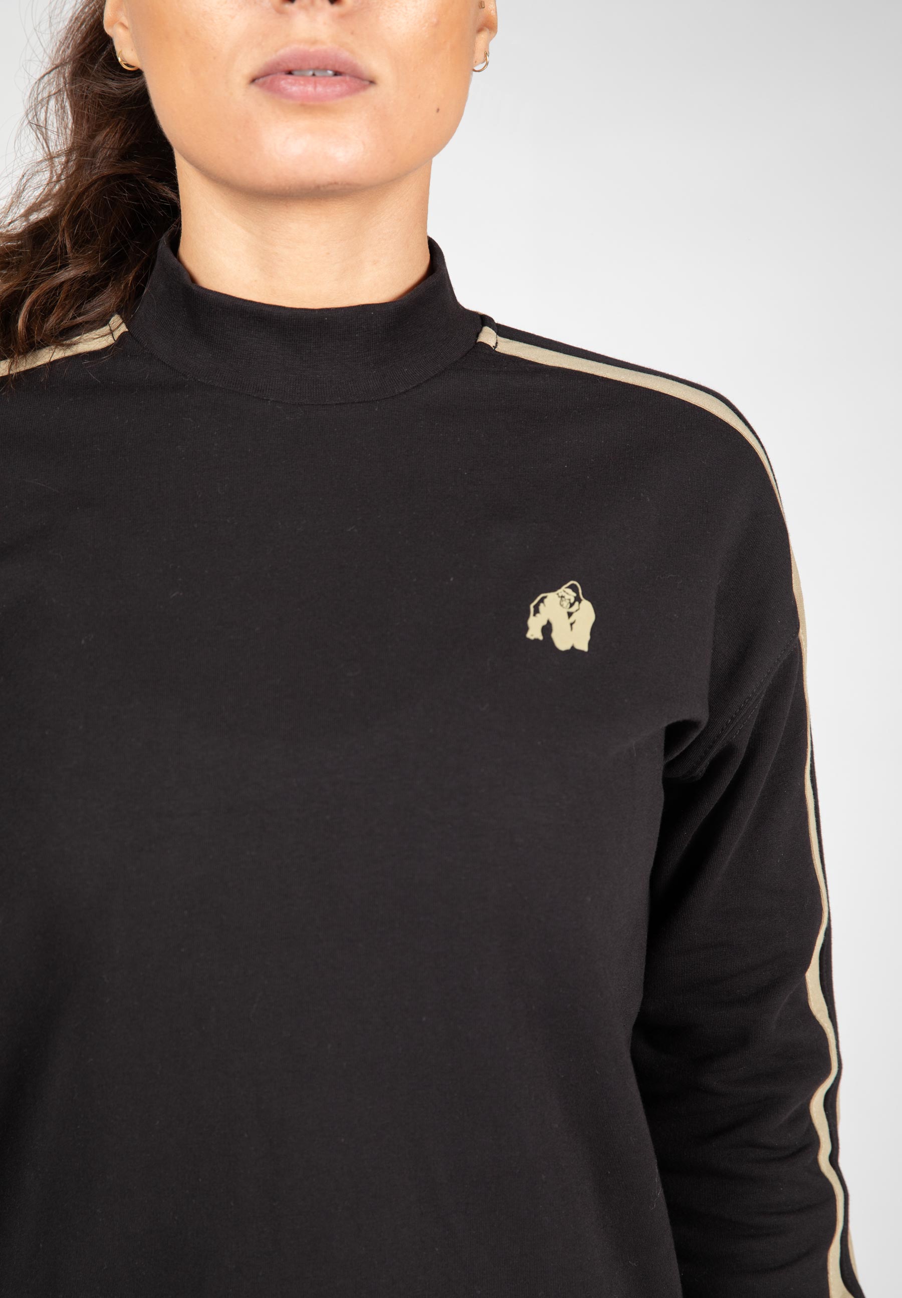 Gorilla Wear Isabella Sweatshirt Jurk - Zwart