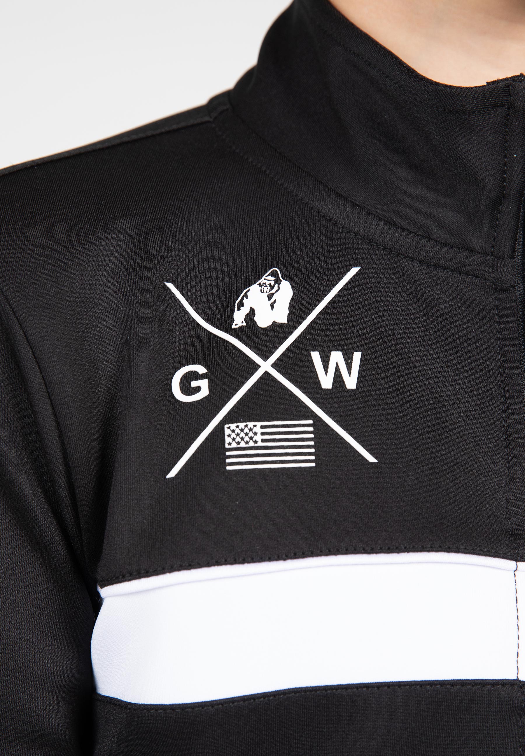 Gorilla Wear Vernon Kids Trainingsjas - Zwart