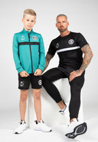 Gorilla Wear Vernon Kids Trainingsjas - Groen/Blauw
