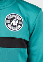 Gorilla Wear Vernon Kids Trainingsjas - Groen/Blauw