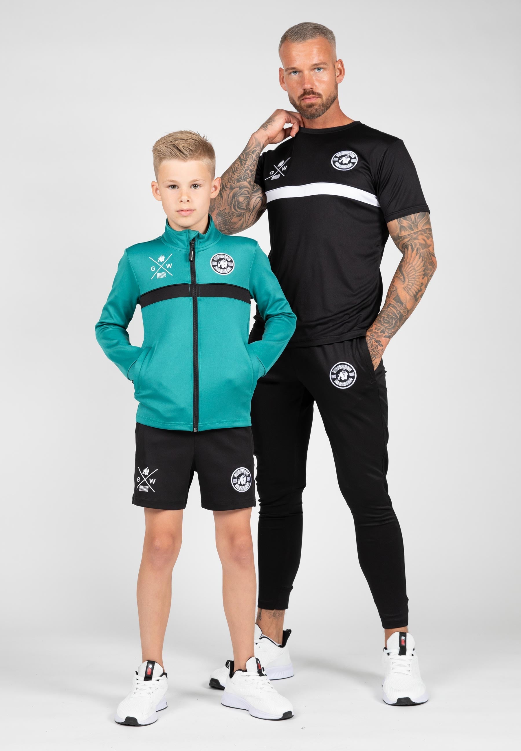 Gorilla Wear Vernon Kids Korte Broek - Zwart