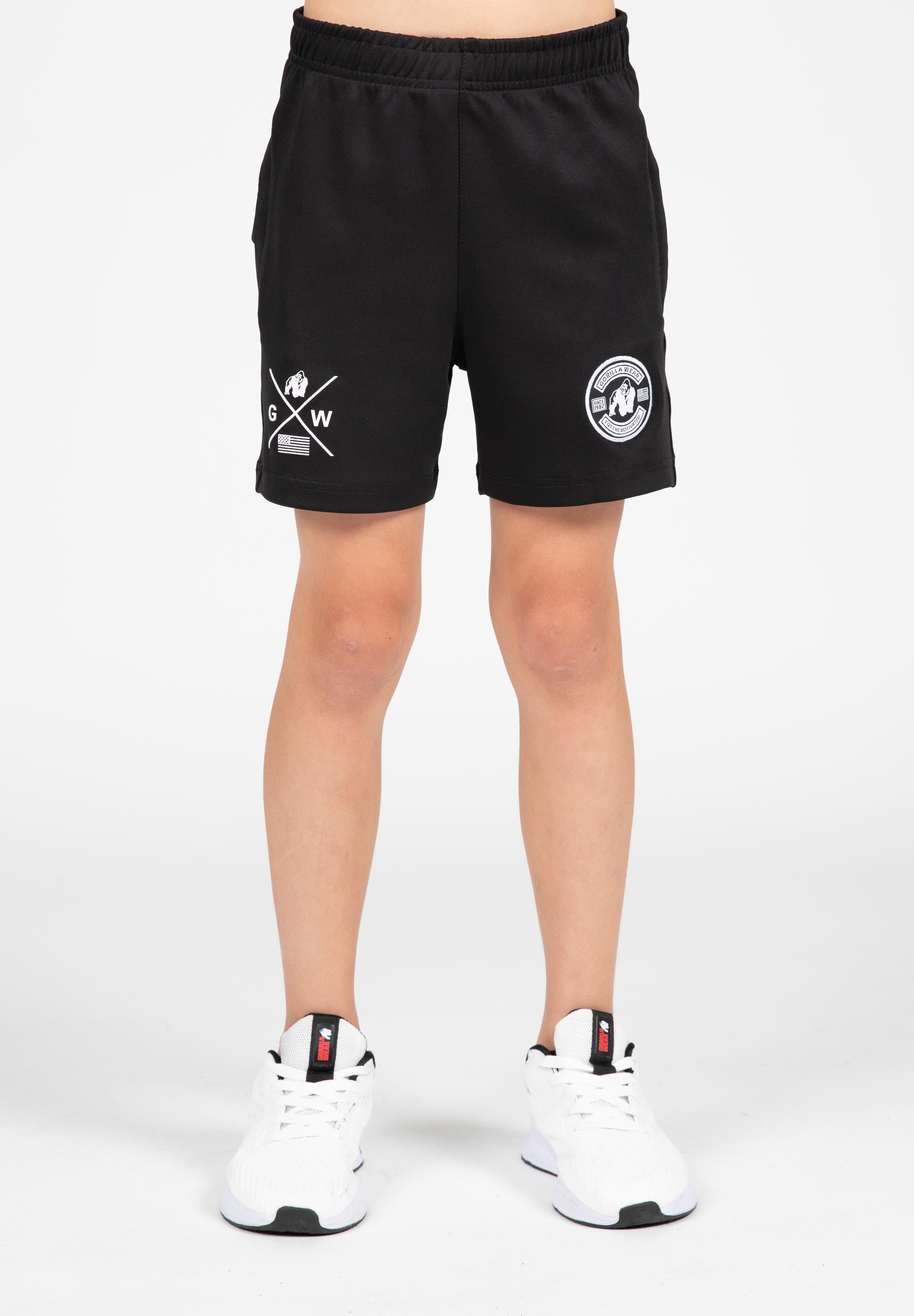 Gorilla Wear Vernon Kids Korte Broek - Zwart