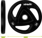 VirtuFit Halterschijf Opbergrek + Rubberen Halterschijf - 150 kg