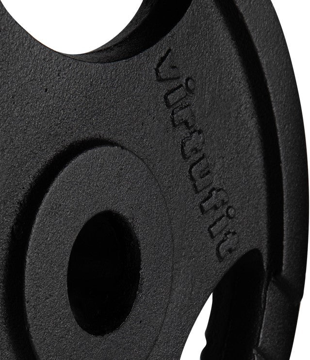 VirtuFit Halterschijf Opbergrek + Gietijzeren Halterschijf - 150 kg