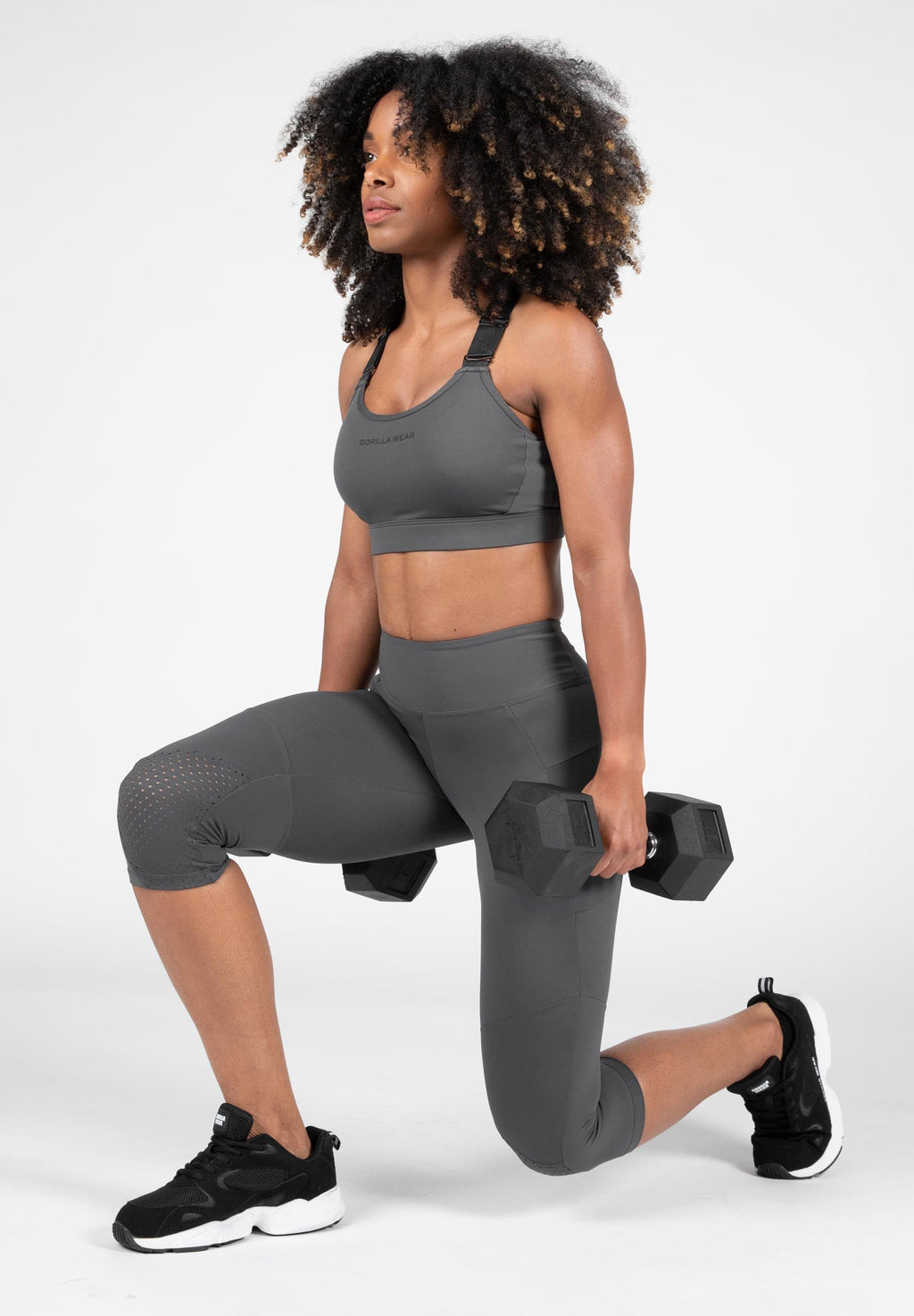 Gorilla Wear Monroe Cropped Leggings - Grijs