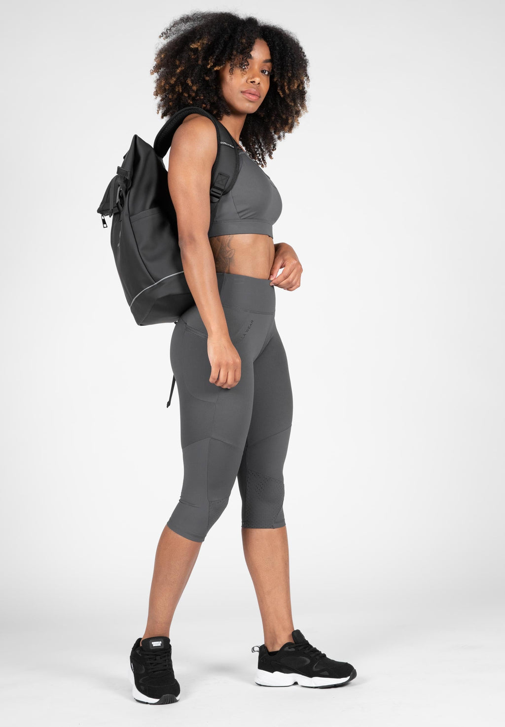 Gorilla Wear Monroe Cropped Leggings - Grijs