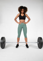 Gorilla Wear Monroe Cropped Legging - Groen