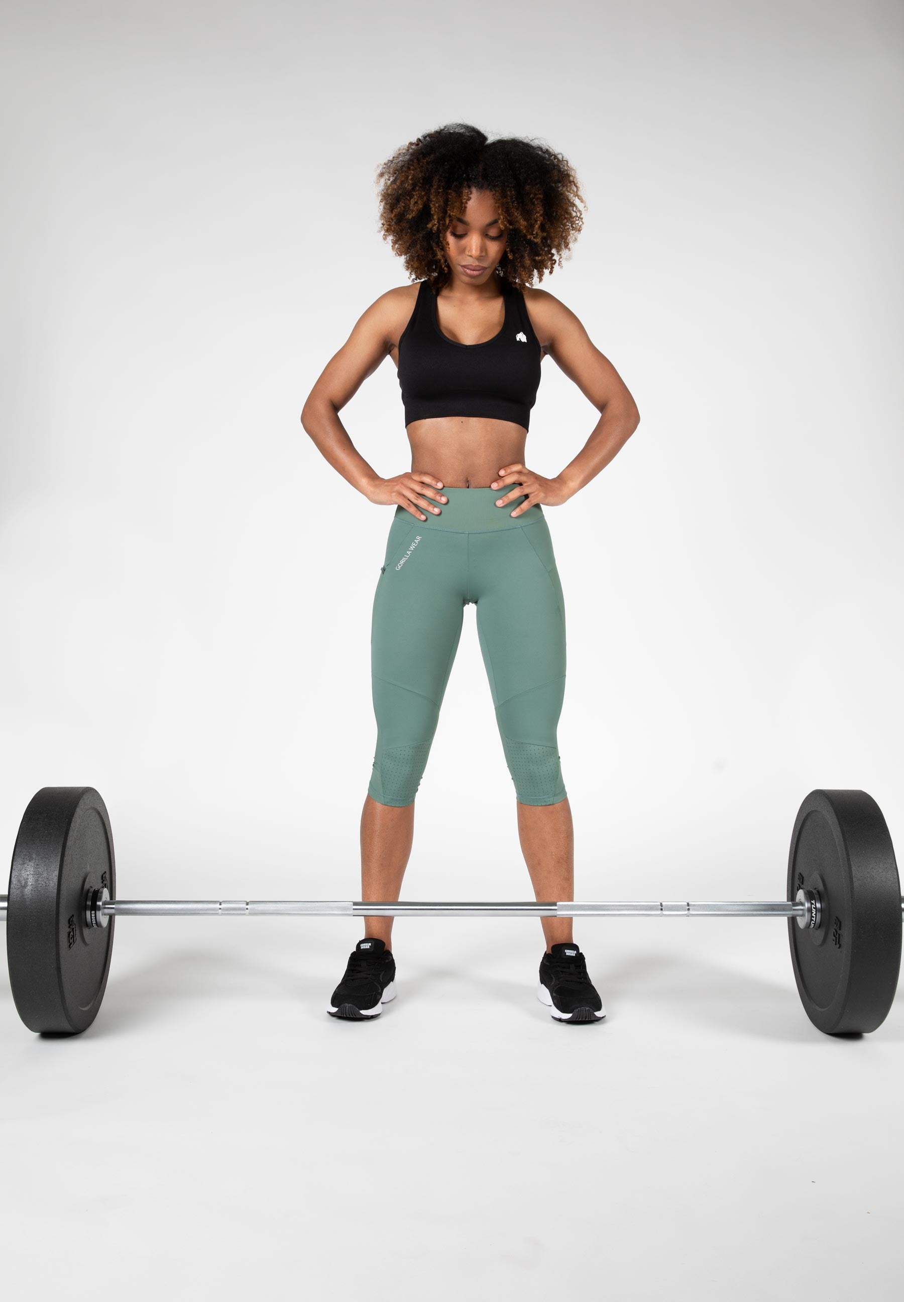 Gorilla Wear Monroe Cropped Legging - Groen