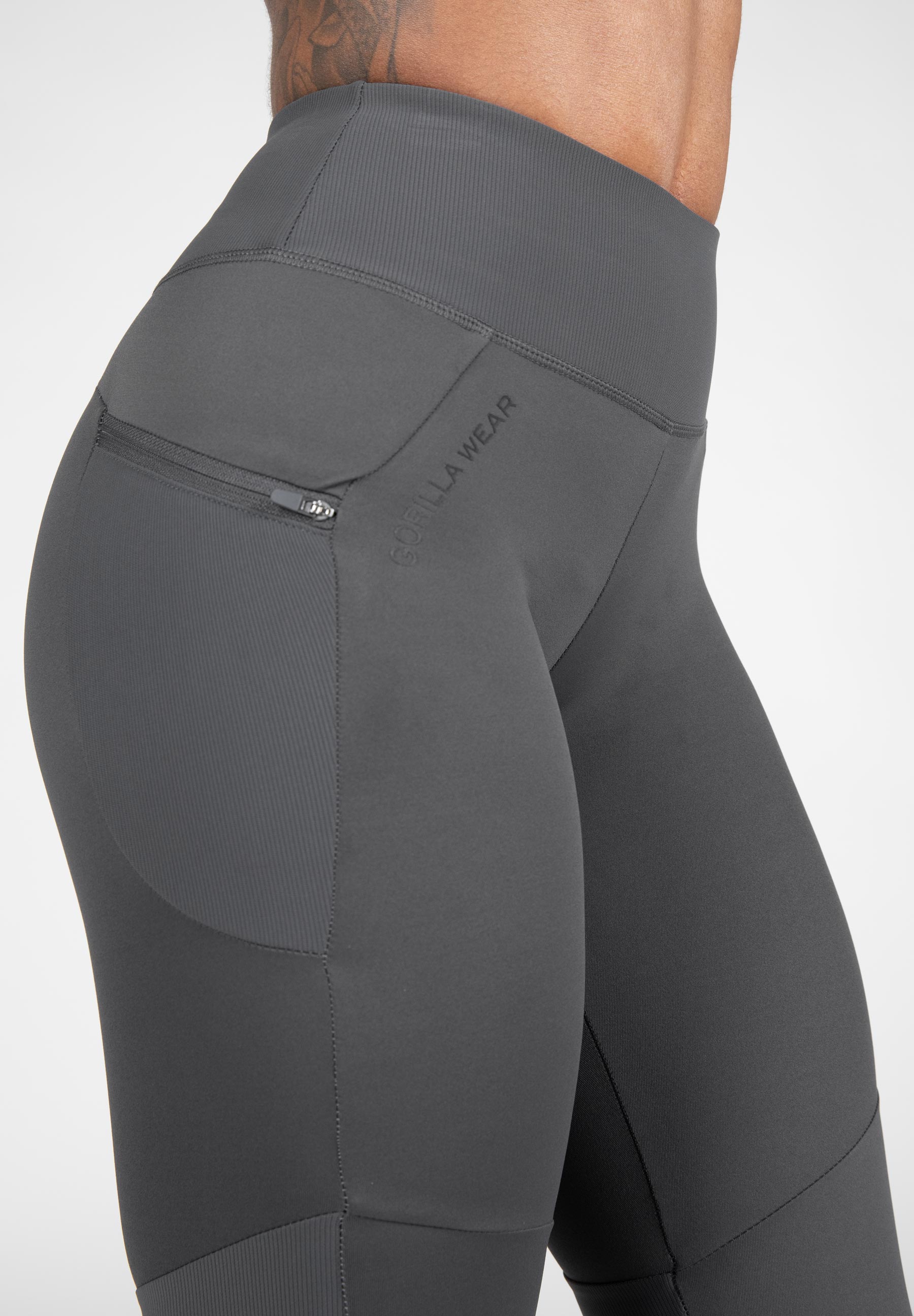 Gorilla Wear Monroe Cropped Legging - Zwart