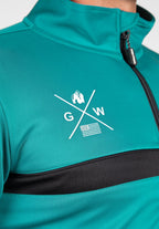 Gorilla Wear Vernon Trainingsjas - Groen/Blauw