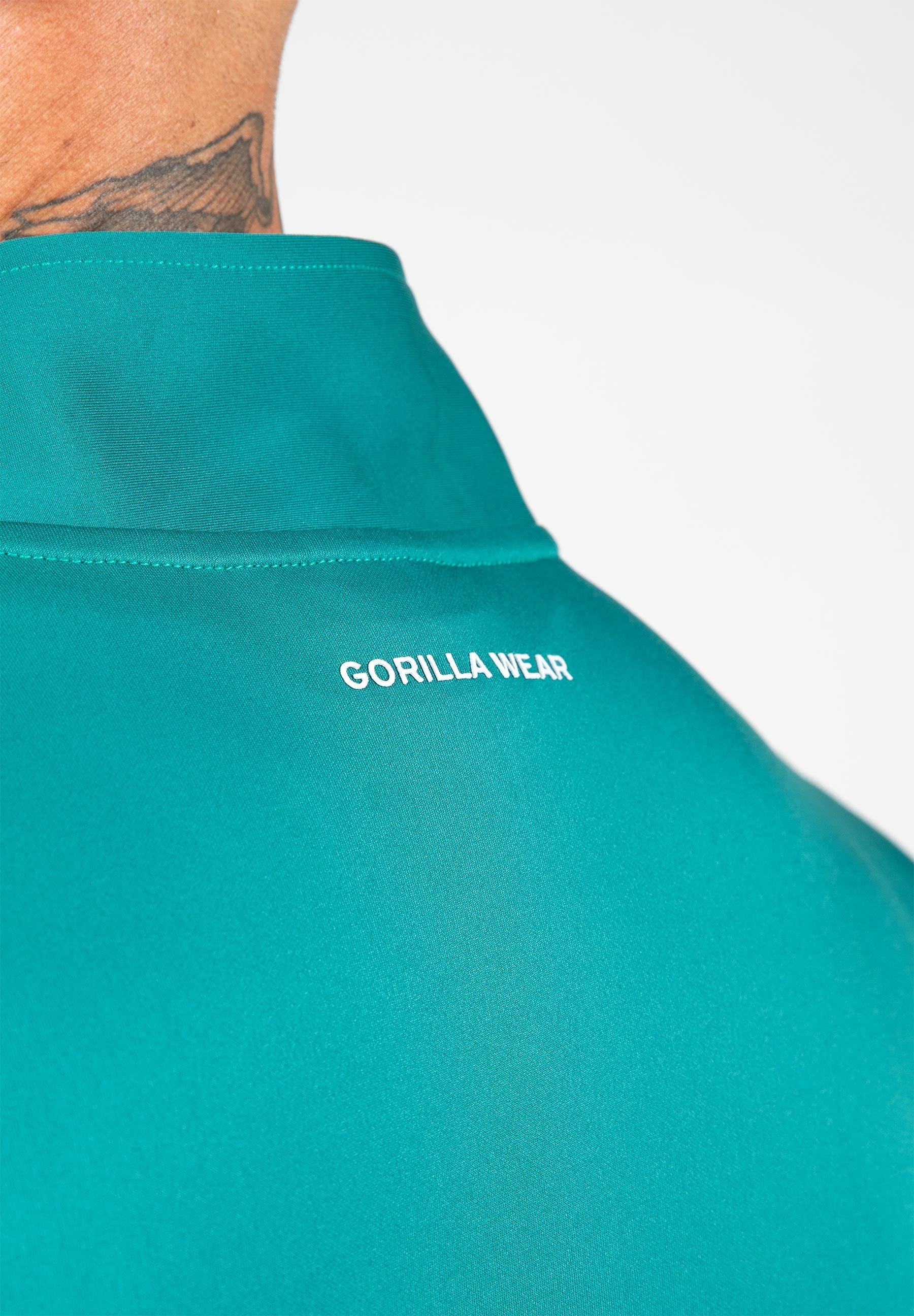 Gorilla Wear Vernon Trainingsjas - Groen/Blauw