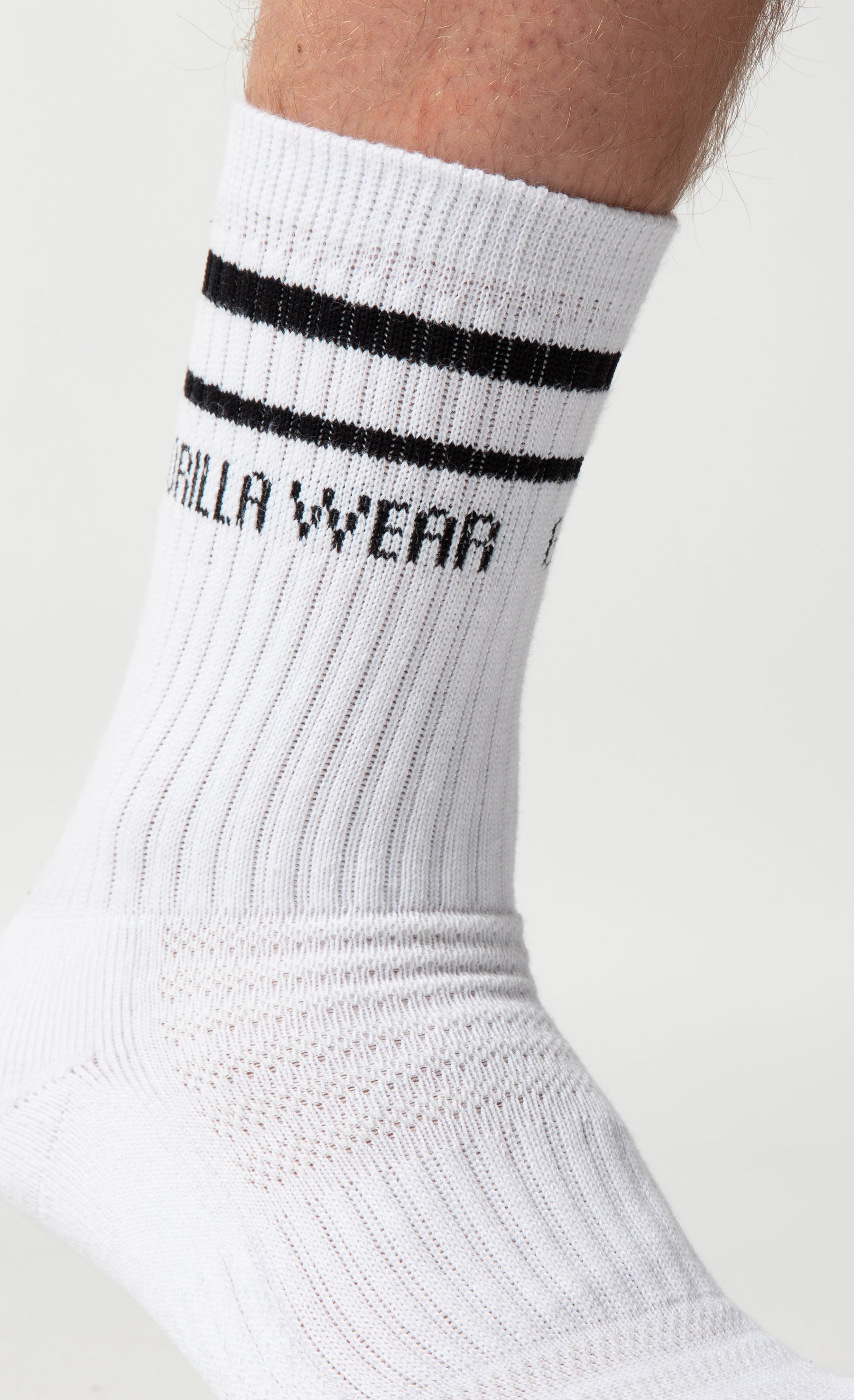 Gorilla Wear Crew Sokken 2-Pack - Wit