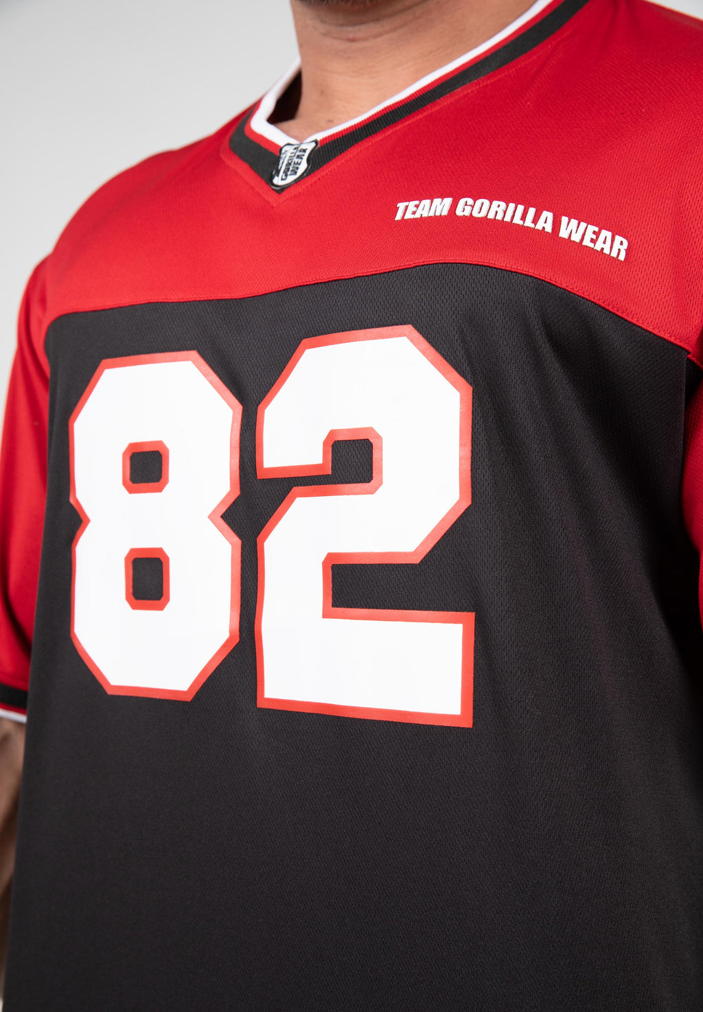 Gorilla Wear Trenton Football Jersey - Zwart/Rood