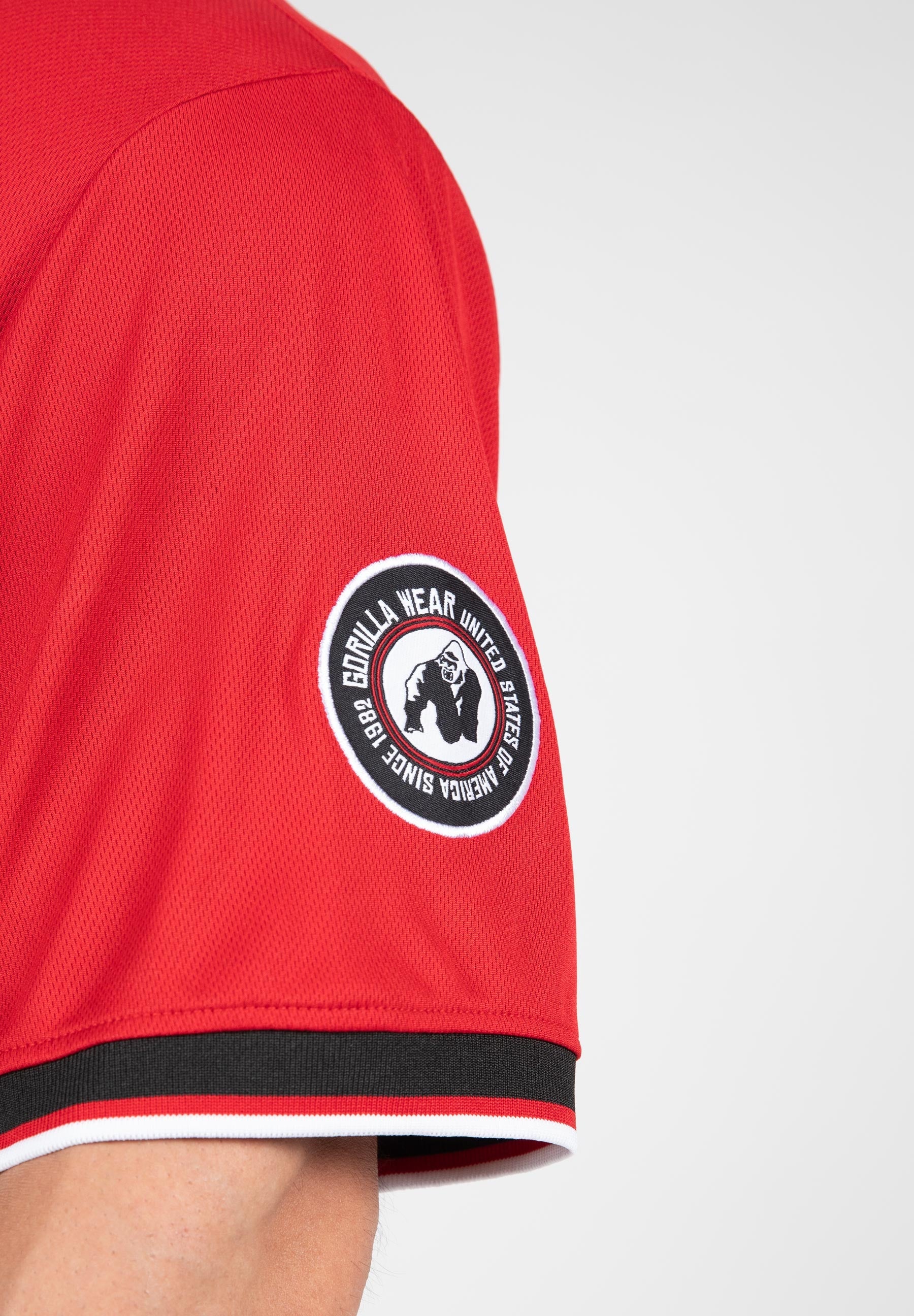 Gorilla Wear Trenton Football Jersey - Zwart/Rood