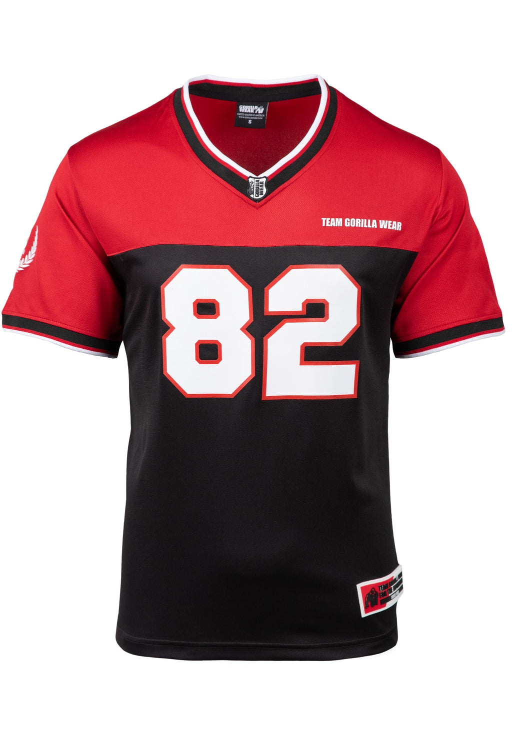 Gorilla Wear Trenton Football Jersey - Zwart/Rood