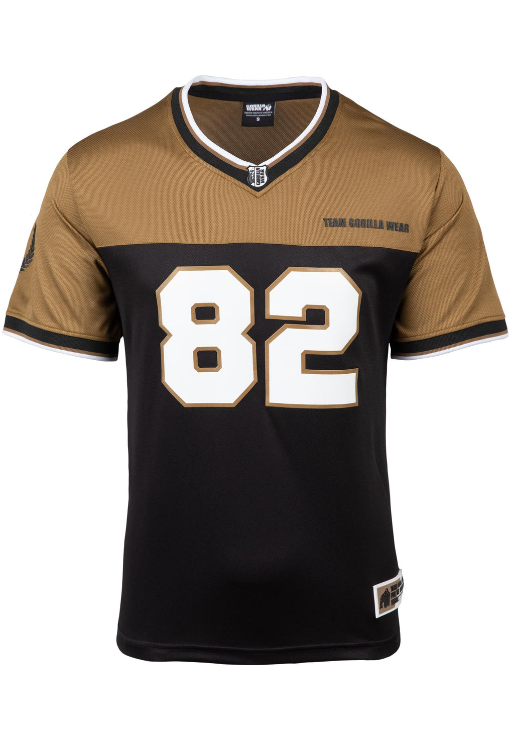 Gorilla Wear Trenton Football Jersey - Zwart/Goud