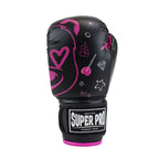 Super Pro Combat Gear Bokshandschoenen Kids Bear - Zwart/Roze