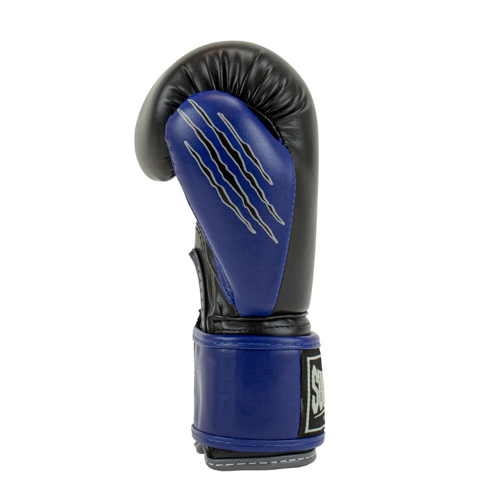 Super Pro Combat Gear Bokshandschoenen Kids Wolf - Zwart/Blauw