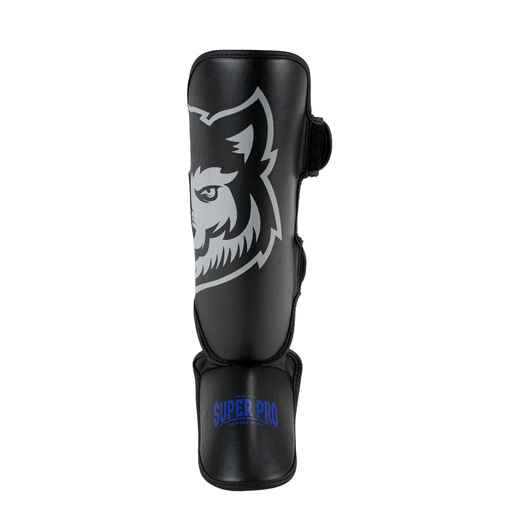 Super Pro Combat Gear Scheenbeschermer Kids Wolf - Zwart/Grijs
