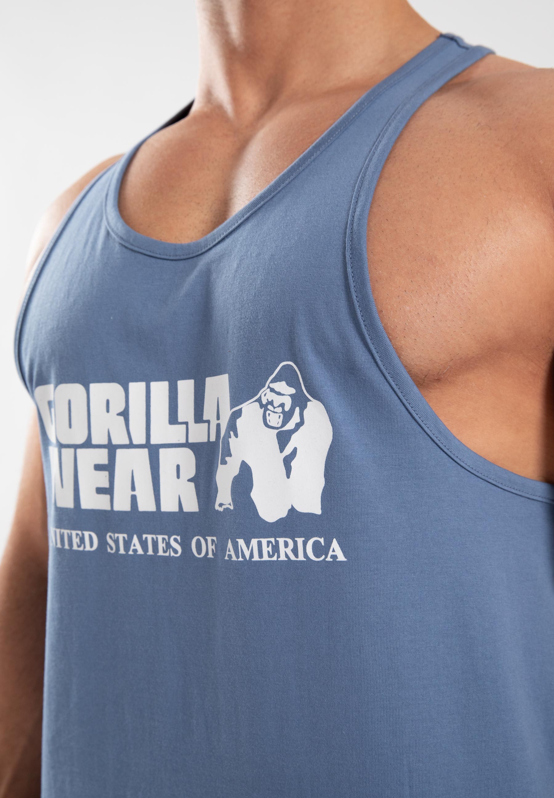 Gorilla Wear Classic Tank Top - Coronet Blauw