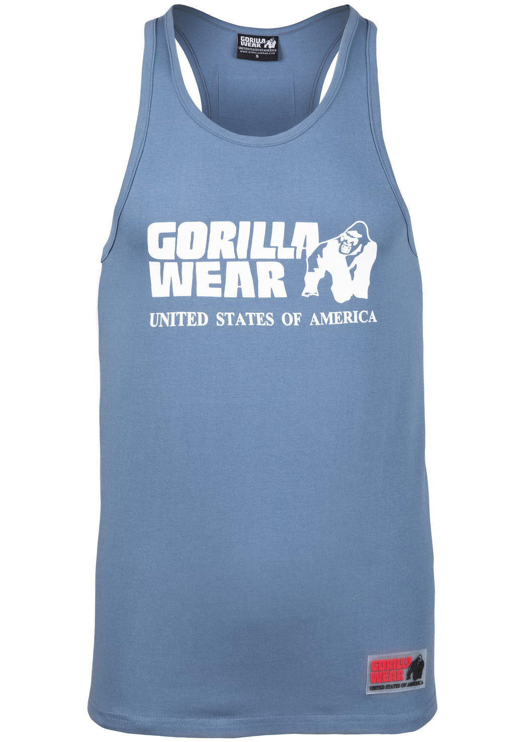 Gorilla Wear Classic Tank Top - Coronet Blauw