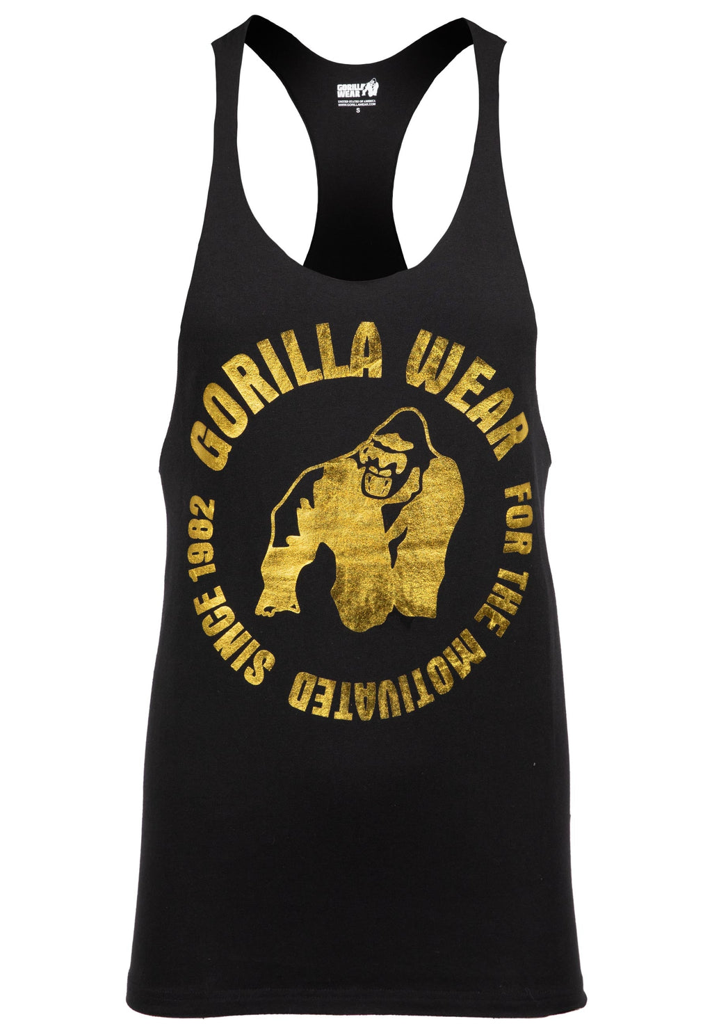 Gorilla Wear Melrose Stringer - Zwart/Goud