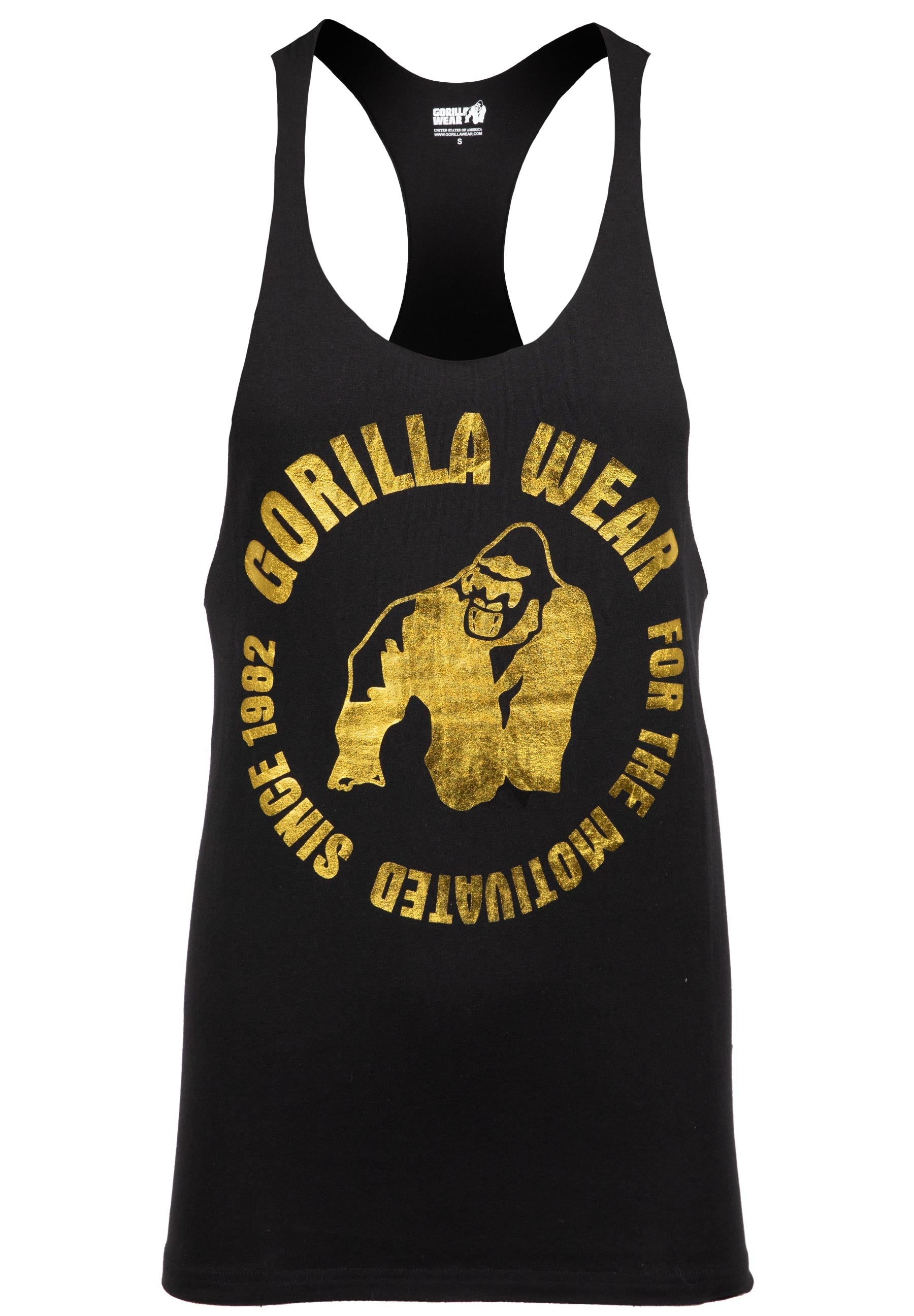 Gorilla Wear Melrose Stringer - Zwart/Goud
