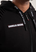 Gorilla Wear Georgia Vest met Capuchon - Zwart